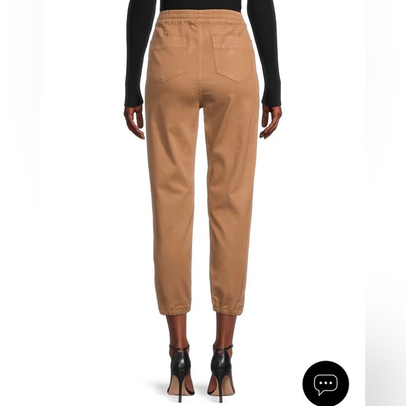 Joes Jeans Sienna Tan Coated Adjustable Waist Jogger Pants XS - Picture 3 of 10